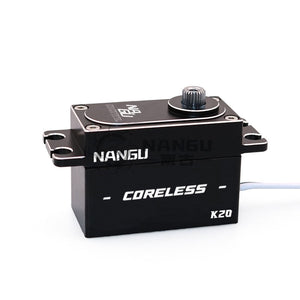 NANGU K20 20KG Servo Standard Servo Motor Waterproof Version with Coreless Motor and Optional Angles for RC Cars