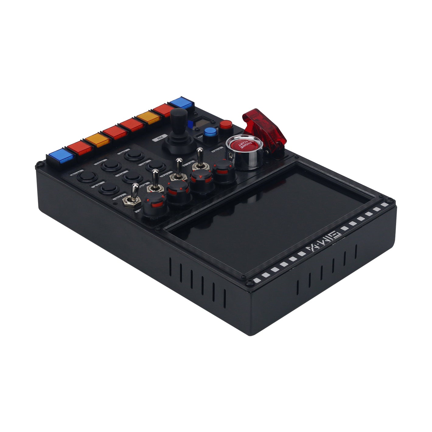 SIMX V7 PRO 7" RGB Button Box Sim Racing Button Box Racing Simulator for Thrustmaster Simagic and MOZA