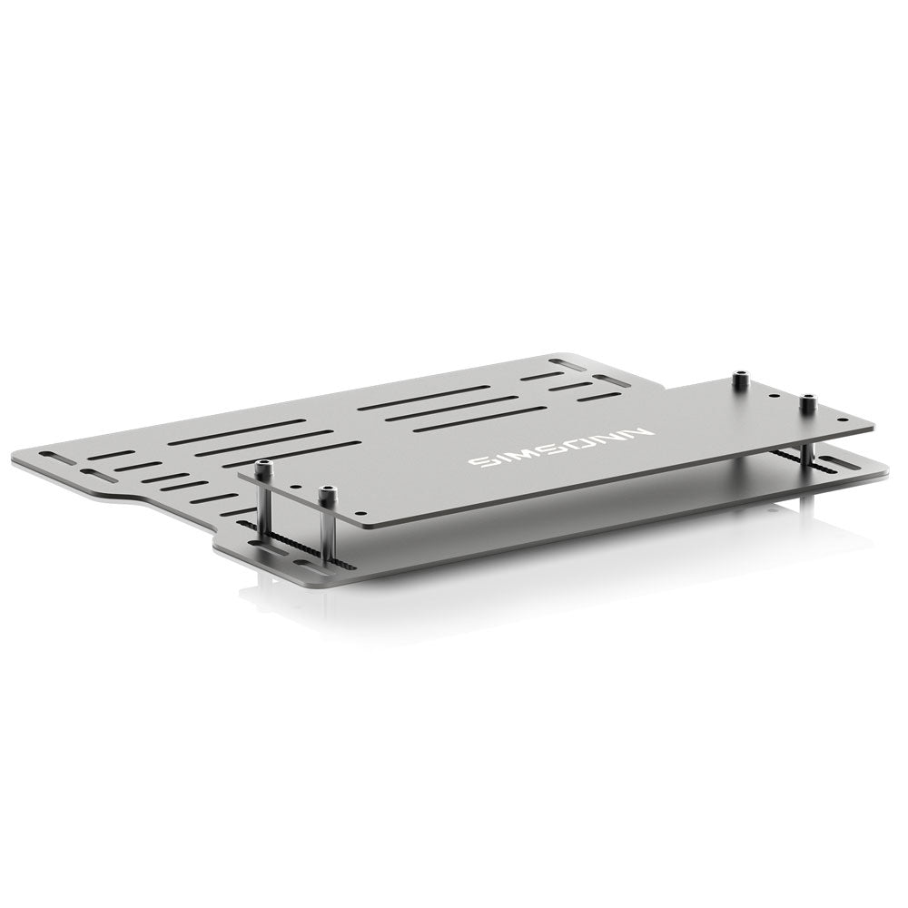 SIMSONN Stainless Steel Base Plate (Silver or Black) for Plus X Hydraulic Racing Simulation Pedal