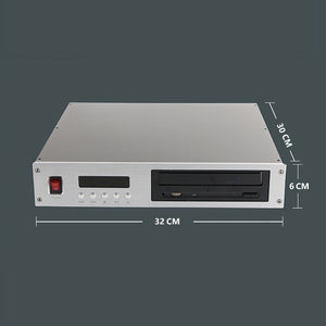 Silvery AC220V Classic IDE Desktop CD Drive to CD Player DIY Kit Modified HiFi CD-ROM Controller with Shell