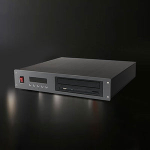 Black Panel High Quality CD Player DIY Metal Chassis for Desktop CD Drive/CD Player Modification