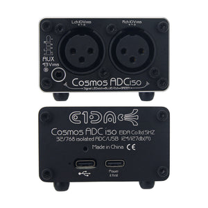 E1DA Cosmos ADCiso High Precision ADC Analog-to-Digital Converter Audio Measurement ES9822Pro OPA1612