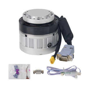 M8010E17B50 DC Servo Gear Motor Servo Motor with Gearbox (80mm Flange 100W &amp; Reduction Ratio 50)