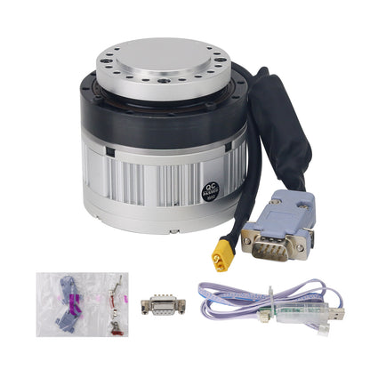 M8010E17B50 DC Servo Gear Motor Servo Motor with Gearbox (80mm Flange 100W &amp; Reduction Ratio 50)