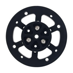 Black AM5 Equatorial Mount Base Adapter Ring High Quality Astronomical Accessory Support for SkyWatcher EQ3/EQ5 Tripod