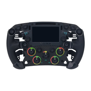MOZA R12 V2 12Nm Direct Drive Wheel Base + 280mm FSR2 Formula Steering Wheel Designed with 6 Paddles