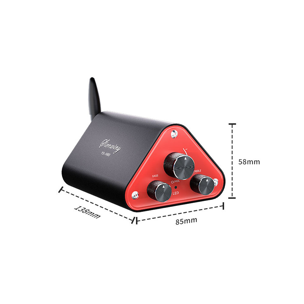 YS-HM3 50W+50W Bluetooth 5.4 HiFi Stereo Digital Power Amplifier TPA3116 Amplifier + Optional Power Adapter
