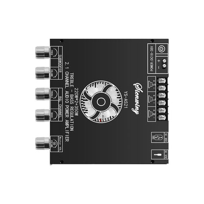 YS-AS21 2.1Channel Bluetooth5.1 Audio Power Amplifier Module 220W+220W+350W Support APP Control