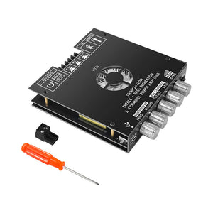 ZK-HT21 Bluetooth5.0 Digital Power Amplifier Module TDA7498E 2.1Channel Audio Amplifier Board