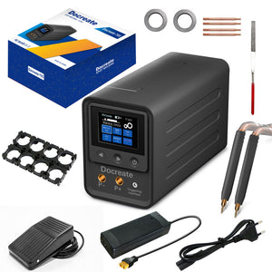 Docreate-705 0.6mm Spot Welding Machine 10A Fast Charging Spot Welder with 2.4-inch HD Screen