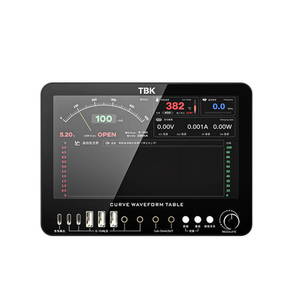 TBK D7 7-Inch Multifunctional Curve Waveform Meter Curve Ammeter Simple Oscilloscope Diode Charging Detection Meter