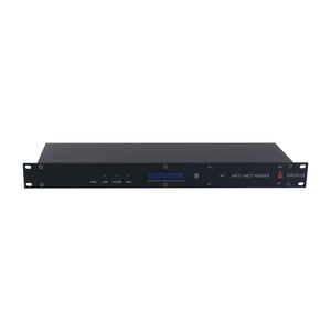 CR061S 8CH ArtNet DMX Interface ArtNet to DMX512 Converter w/ 19&quot; 1U Rack for Stage Lighting Control