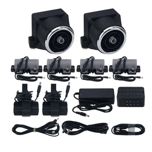 Elite Drive 8-Way Controller + 2 Wind Simulators + 2 Pedal Vibration Modules + 4 Vibration Motors