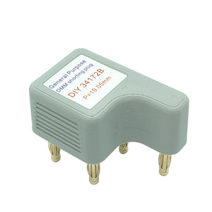 General Purpose DMM 4-Wire Shorting Plug DIY 34172B with 19.05mm Pitch for 6½-Digit Multimeters