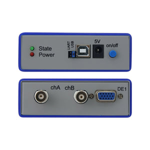 USB Oscilloscope 2 Channel 1GS/s Sampling Rate 50MHz Bandwidth For Windows OSC2002