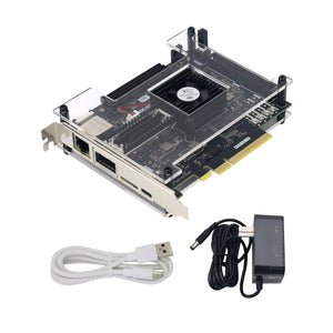 KU5P Development Board FPGA Development Board XCKU5P FMC HPC QSFP28 100G Optical Port PCIE3.0