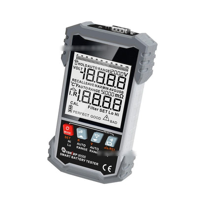 TOOLTOP IR500/IR502 0-500ohms Kelvin 4-Wire Detection Battery Internal Resistance Tester with 3.2-inch Screen