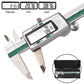 ET50 Stainless Steel Vernier Caliper mm/inch/F 3-Unit Metal Digital Display Caliper with Fractional Number Display