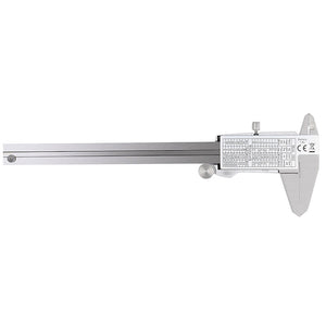 ET50 Stainless Steel Vernier Caliper mm/inch/F 3-Unit Metal Digital Display Caliper with Fractional Number Display