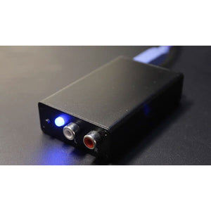 A61 Analog to Digital Converter RCA to Optical and Coaxial Output ADC with 44.1kHz-192kHz Optional Sampling Rate