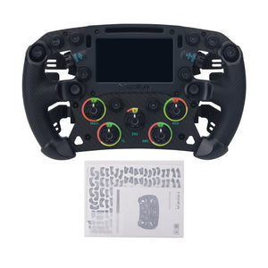 MOZA RACING FSR2 Formula Wheel 280mm Sim Racing Wheel w/ 6 Paddles 4.3&quot; Touch Screen &amp; Quick Release