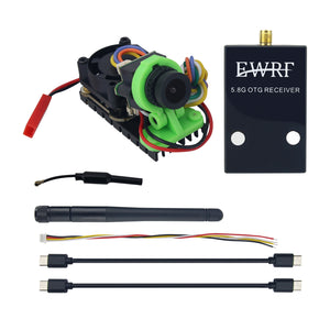 1W 48CH 5.8G TX RX FPV Video Transmitter Receiver (w/ EWRF 5.8G OTG Receiver for Android Cellphone)
