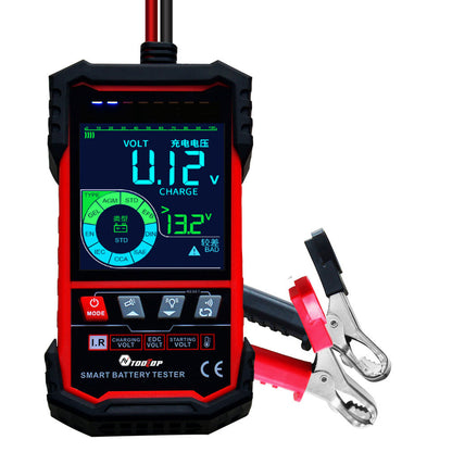TOOLTOP Smart Battery Tester 3AH-250AH 12V/24V Activated Lead-acid Battery Testing (2201/2202 Version)