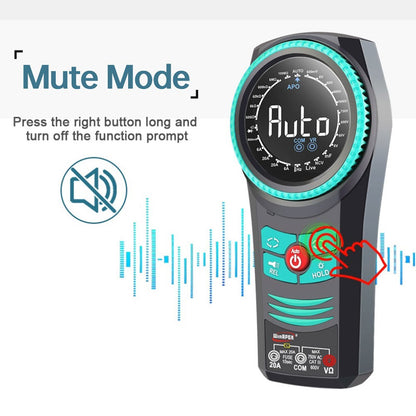 WINAPEX 189C/189D Portable Rotary Dial Smart Digital Multimeter 6000 Counts NCV Measurement + Optional Thermocouple