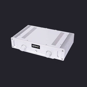 BRZHIFI A1s A1 Series 20W×2 at 8Ω Class-A Amplifier HiFi Power Amp (Silver) for Audiophile Home Use
