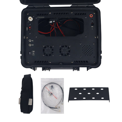 Emergency Radio Communication Box with Metal Panel for YAESU FTM500D/FTM510D Radio Station