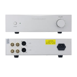 Transaudio JC-2 Class A Preamplifier MAX Version Preamp (Silver) Supports Two Power Amplifiers