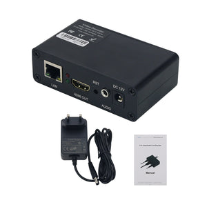 Unisheen JM1000 Video Decoder H.265 Decoder for RTMP Live Streaming 4K Video Transmission USB Drive