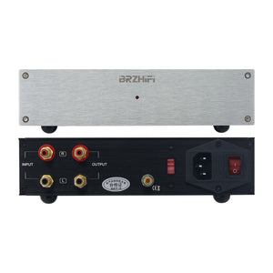 S01-D Dual Circuit Phono Amplifier Vinyl Turntable MM/MC HiFi Phono Amplifier with LME49720 Operational Amplifier
