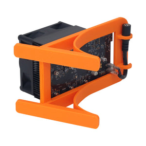 Bitaxe SupraHex 702 4.2+TH/s Solo Bitcoin Miner 60W-110W BTC Miner (Orange) with Six BM1368 Chips