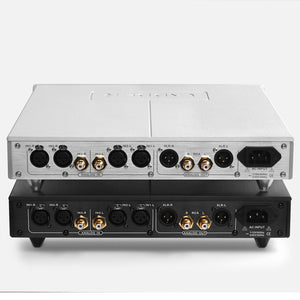 LADDER Silvery Chopin Low Distortion Preamplifier R2R HiFi Fully Balanced 2.0 Audio Amplifier