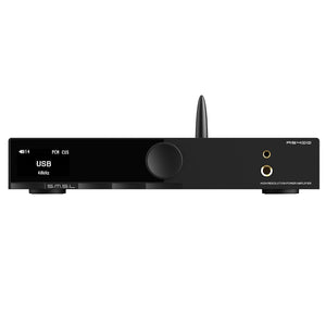 SMSL Black AS400 Power Amplifier 165Wx2 High Power HiFi Audio Decoder Built-in Low Noise MM Vinyl Mic Amplifier