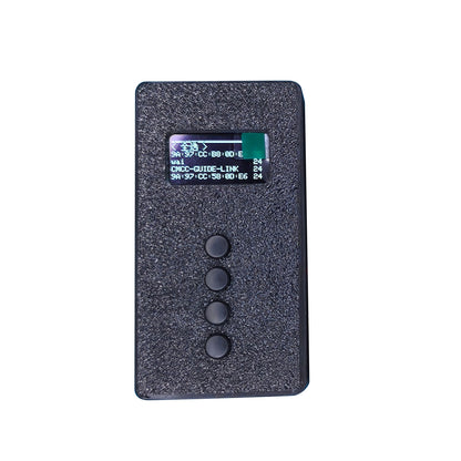 Black Mini 5G/2.4G Dual Band WiFi Tester BW16 Development Board WiFi Module with 0.96-inch OLED Screen