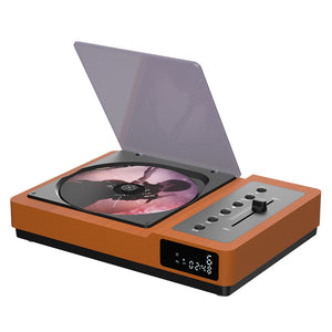 THINKYA R01 Portable Wooden HiFi Retro CD Player Bluetooth5.0 Lossless Audio Player Support Direct Push Volume Adjustment