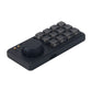 Black Shell Tactile Switch RE CNC Aluminum Alloy Keyboard 12-Key Mechanical Customized Keyboard Compatible with Windows/Mac