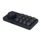 Black Shell Tactile Switch RE CNC Aluminum Alloy Keyboard 12-Key Mechanical Customized Keyboard Compatible with Windows/Mac