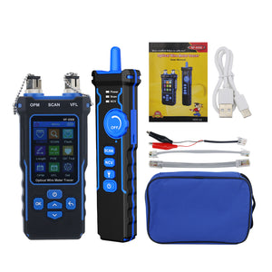 NF-8508 Wire Tracker Multi-function Optical Wire Meter Tracer LCD Display Rechargeable Network Line Finder