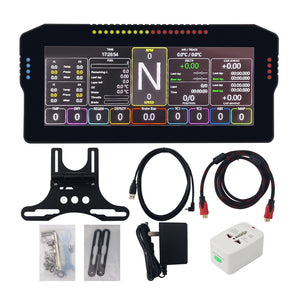 Black 10.3-inch 1280x720 HD Racing Game Simulator Steering Wheel Display RGB Full Color Panel IPS Screen