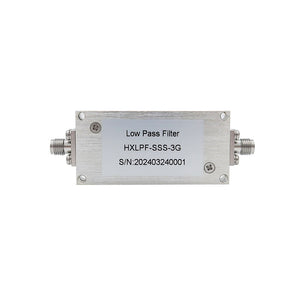 HXLPF-SSS-3G DC-3GHz Low Pass Filter 0.6dB Low Loss LPF RF Accessory with SMA Female Connector