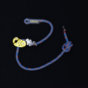 Arborist Rope Grab Fall Arrest Device Rope Ascender Descender with 11.5mm 5.8M/10.8M/15.8M Blue Rope