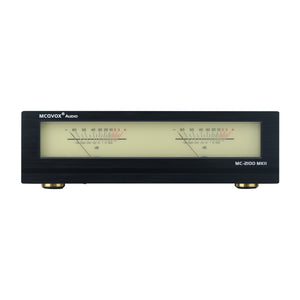 Black Panel MC-2100 MKII HiFi Power Amplifier VU Meter High End Music Display Audio Amplifier Support Cabinet Mount
