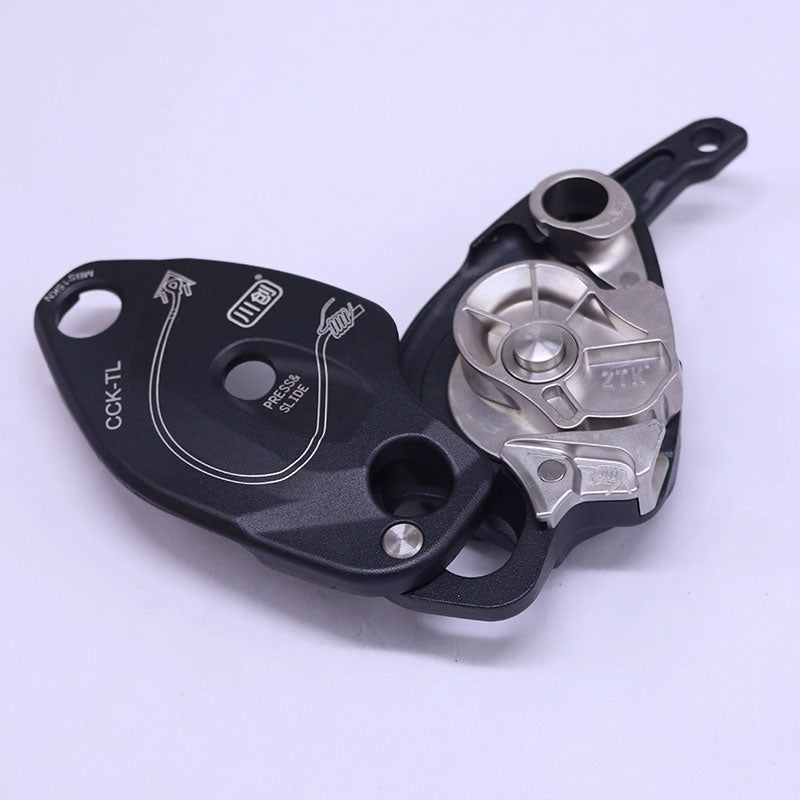 CCK-TL Rope Descender Climbing & Rappelling Device with 250KG Load Capacity for 9.5–12mm Ropes