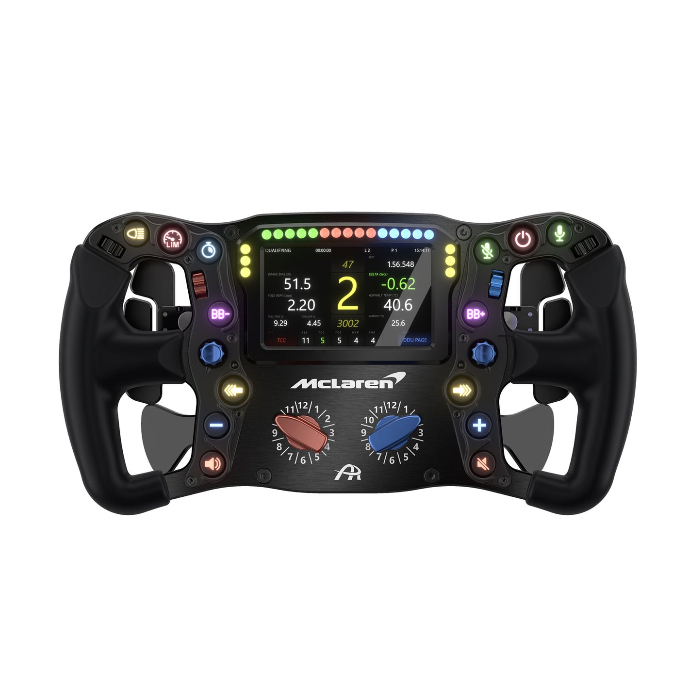 300mm Racing Wheel USB Wired Version with 4-Inch Dashboard for Ascher Racing McLaren Artura Ultimate