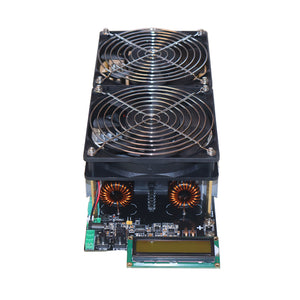 3000W ZVS Induction Heater Kit with 1602 LCD Display, Mainboard, Heating Coil and Fans