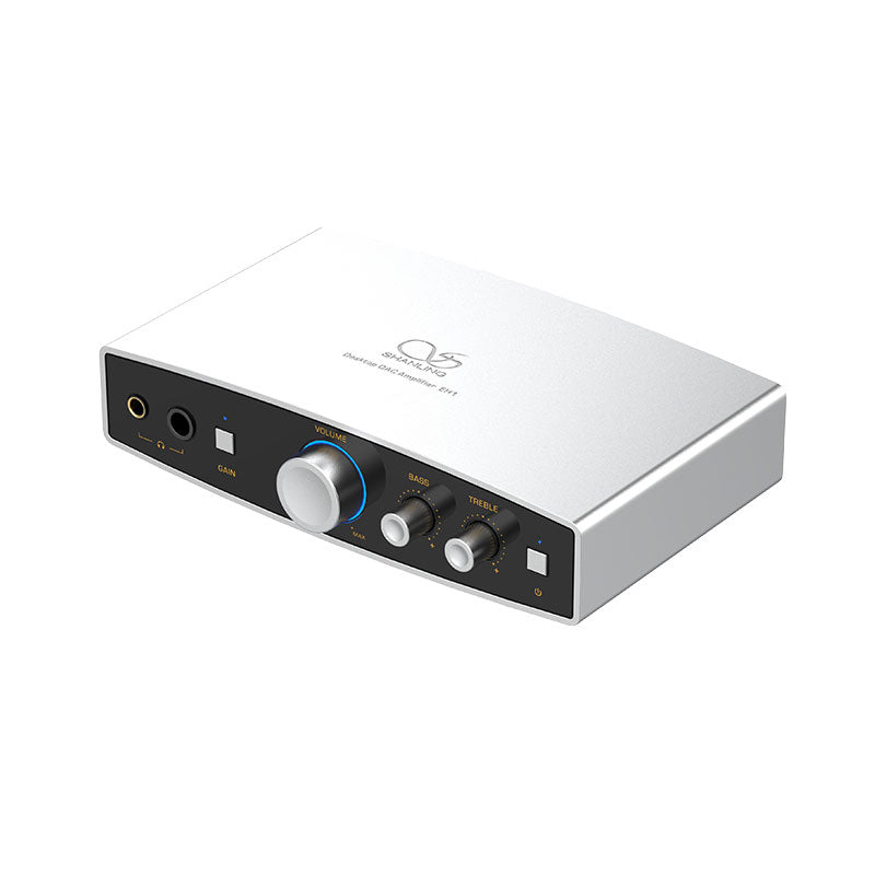 SHANLING Silvery EH1 Desktop DSD512 Audio Decoder High Performance CS43198 DAC Headphone Amplifier