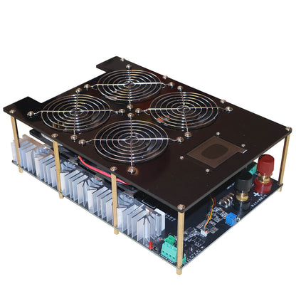5000W Induction Heater Kit with 4-Fan Mainboard, Heating Coil, Water Pump, and 12V 2A Power Supply